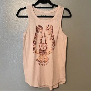 Lucky Brand Studded Owl Tank | size S